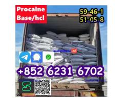 Procaine cas 59-46-1 Procaine hcl cas 51-05-8  factory direct sale.