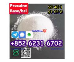 Procaine cas 59-46-1 Procaine hcl cas 51-05-8  factory direct sale.