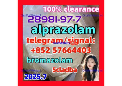 Factory direct supply high purity ALP alprazolam 28981-97-7 Powder JWH-18 Precursor