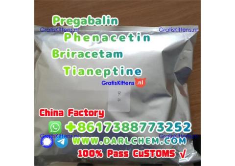 pregabalin Briracetam Tianeptine raw Powder 148553-50-8 Top Quality