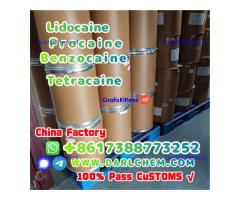 Lidocaine Benzocaine Procaine raw Powder 137-58-6 Top Quality