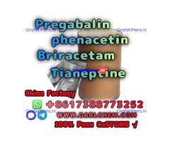 pregabalin Brivaracetam Tianeptine raw Powder crystal 148553-50-8 High Quality