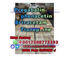 pregabalin Brivaracetam Tianeptine raw Powder crystal 148553-50-8 High Quality