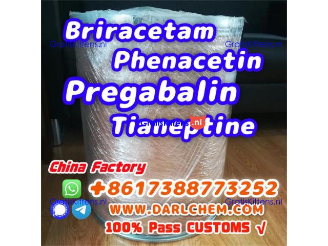 pregabalin Brivaracetam Tianeptine raw Powder crystal 148553-50-8 Hot Sale