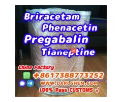pregabalin Brivaracetam Tianeptine raw Powder crystal 148553-50-8 Hot Sale