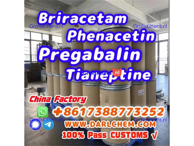 pregabalin Brivaracetam Tianeptine raw Powder crystal 148553-50-8 Hot Sale