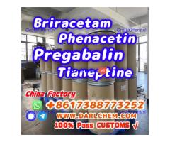 pregabalin Brivaracetam Tianeptine raw Powder crystal 148553-50-8 Hot Sale