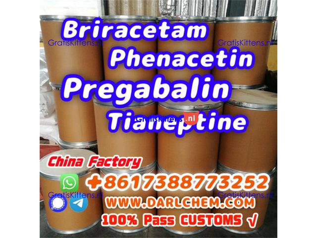 pregabalin Brivaracetam Tianeptine raw Powder crystal 148553-50-8 Hot Sale