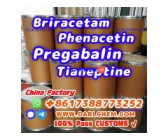 pregabalin Brivaracetam Tianeptine raw Powder crystal 148553-50-8 Hot Sale