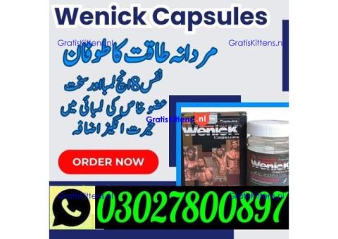 Wenick Capsules in Lahore ` 0302`7800897 ` Order Now