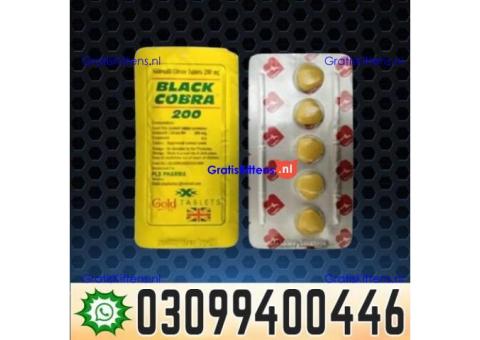 Black Cobra 200 Mg Tablet in Pakistan @ 0309@9400446