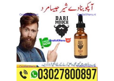 Dari Mooch Beard Oil in Pakistan = 0302_7800897 : Shop now