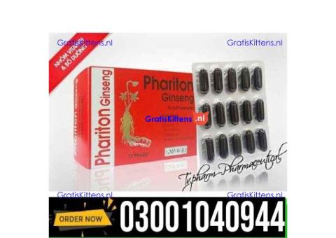 Phariton Ginseng Capsules Price in Lahore ` 0302`7800897 ` Order Now
