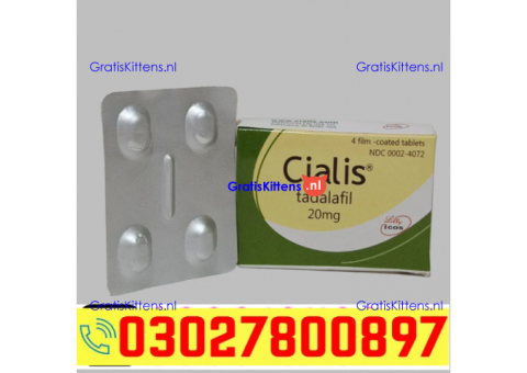 Cialis 20 mg 4 Tablets in Pakistan ( 03027800897 ) Best Price