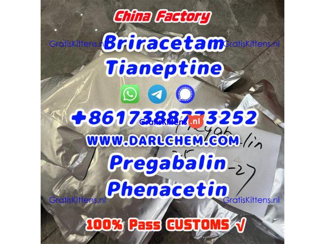 pregabalin Brivaracetam Tianeptine raw crystal powder 148553-50-8 High Quality
