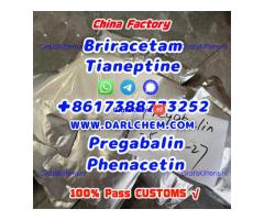pregabalin Brivaracetam Tianeptine raw crystal powder 148553-50-8 High Quality