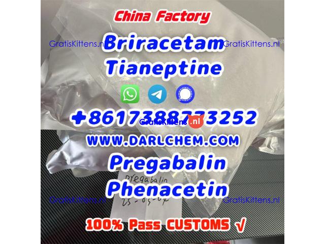 pregabalin Brivaracetam Tianeptine raw crystal powder 148553-50-8 High Quality