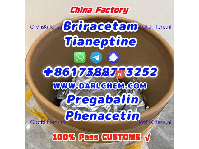 pregabalin Brivaracetam Tianeptine raw crystal powder 148553-50-8 High Quality