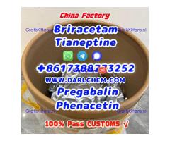 pregabalin Brivaracetam Tianeptine raw crystal powder 148553-50-8 High Quality