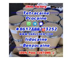 Lidocaine Benzocaine Procaine raw Powder 137-58-6 Top Quality