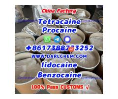 Lidocaine Benzocaine Procaine raw Powder 137-58-6 Top Quality
