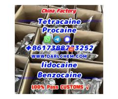 Lidocaine Benzocaine Procaine raw Powder 137-58-6 Top Quality