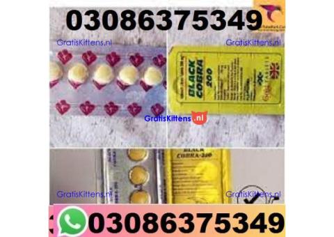 Black Cobra Tablets in Gujrat 03086375349 call Karachi