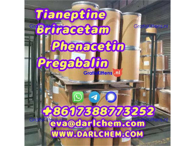 pregabalin Brivaracetam Tianeptine raw crystal powder 148553-50-8 Low price
