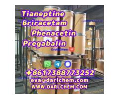 pregabalin Brivaracetam Tianeptine raw crystal powder 148553-50-8 Low price