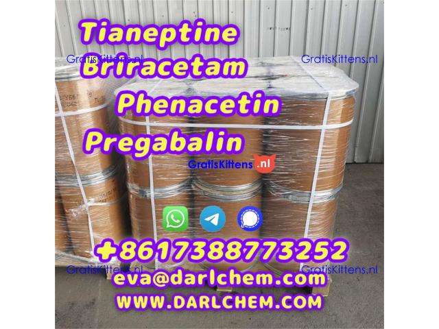 pregabalin Brivaracetam Tianeptine raw crystal powder 148553-50-8 Low price