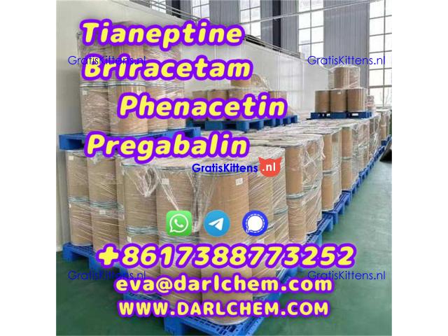 pregabalin Brivaracetam Tianeptine raw crystal powder 148553-50-8 Low price