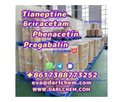 pregabalin Brivaracetam Tianeptine raw crystal powder 148553-50-8 Low price