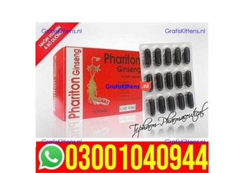 Phariton Ginseng Capsules in Pakistan 0300104O944 | Deal Now