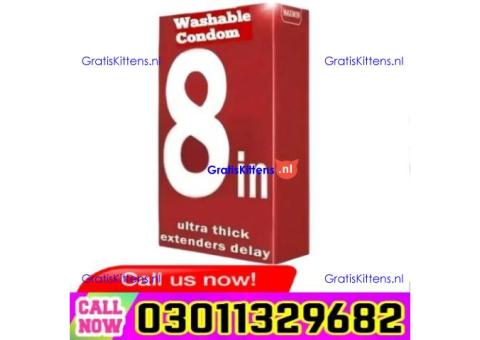 8 Inches Silicone Condom In Pakistan [ 0301=1329682