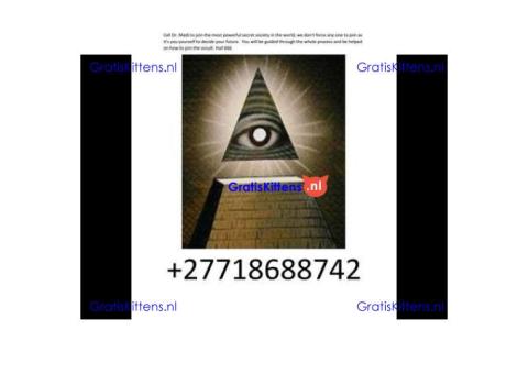 Join illuminati in South Africa +27718688742