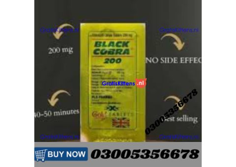 Black Cobra Tablets Available in Sargodha | 03005356678   shop now