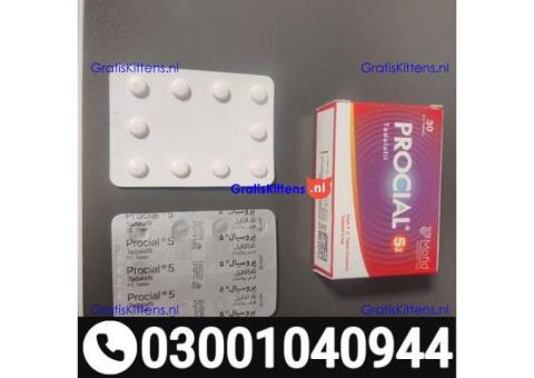 Procial 5mg Tadalafil Tablets in Pakistan ( 0300.1040944 ) Call Now