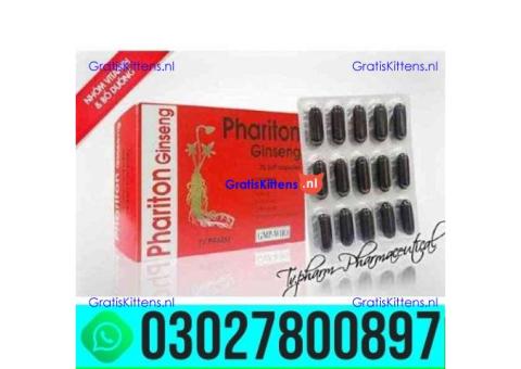 Phariton Ginseng Capsules Price in Pakistan .. 030-27800897 ; sms now
