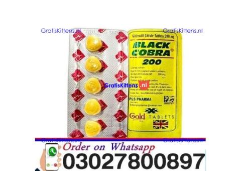 Black Cobra 200mg Tablets in Gujranwala + 0302=78OO897 ? Buy Now