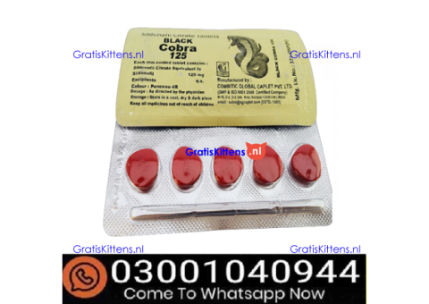 Black Cobra 125mg Tabletsin Pakistan - 03001040944 = Call now