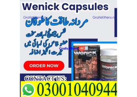 Wenick Capsules in Rawalpindi | 03001040944 = Best Price