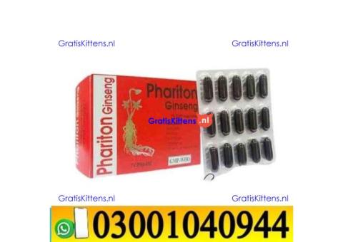Phariton Ginseng Capsules In Hyderabad ( 030O1040944 ) sms now