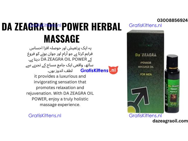 Da Zeagra Power Massage Oil In Larkana | 25ml Best Price Offer