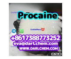 Procaine crystals Powder 59-46-1 Chinese Factory, 99% Purity Em Po Polvo Door to Door