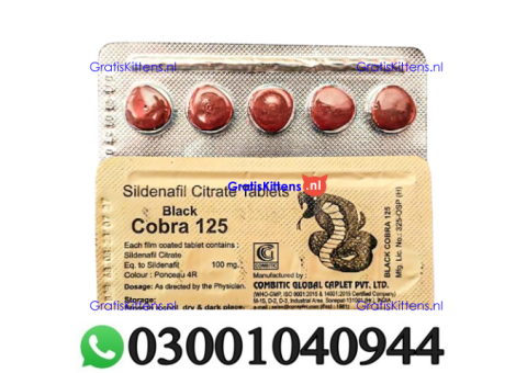Black Cobra 125mg Tablets in Pakistan ~ 03001040944 % Buy Now
