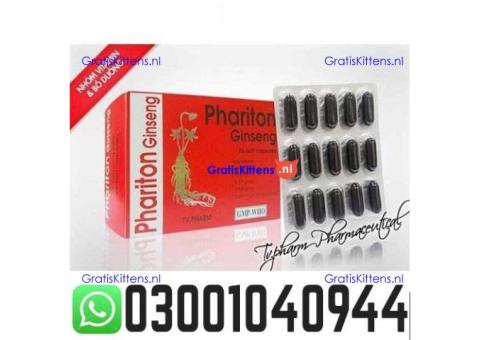 Phariton Ginseng Capsules in Pakistan @ 0300.1040944