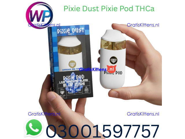 Pixie Dust Pixie Pod THCa Live Diamond Blend Disposable 4ml in Larkana~03001597757