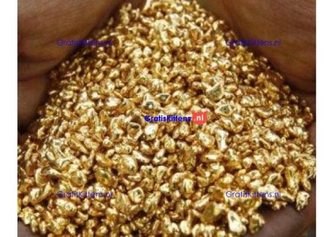 Goudstof, goudklompjes en goudstaven kopen