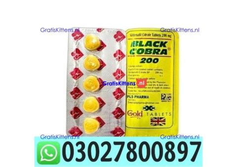 Black Cobra 200mg Tablets in Pakistan | 03027800897