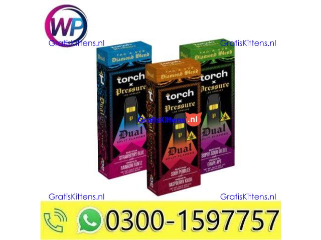Torch x Pressure LA THCA VVS Diamond Blend Disposable 3G in Faisalabad=03001597757
